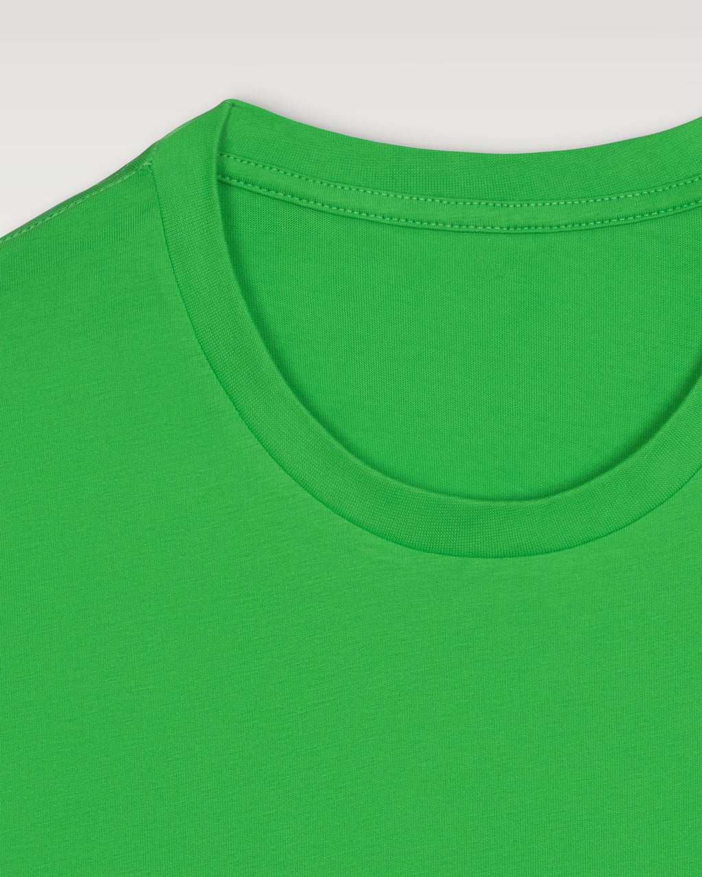 Men's  Cotton Tee Regular Fit - Leaf Green