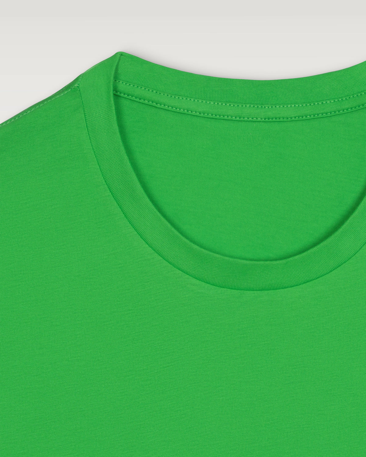Men's  Cotton Tee Regular Fit - Leaf Green
